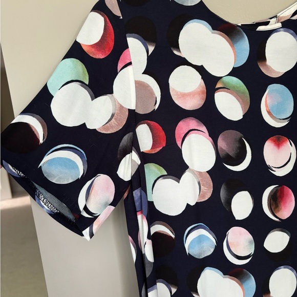 COS Colourful Short Sleeve Shift Dress, Size 4 - Picture 3 of 6